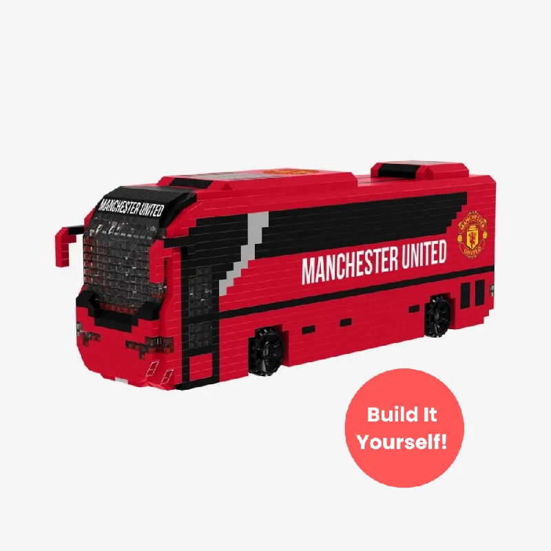 Manchester United 3D Brick Construction Team Coach Kit