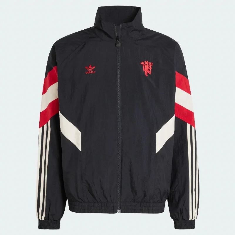 Manchester United FC 2024/25 OG Track Jacket Football Soccer Black  by Adidas