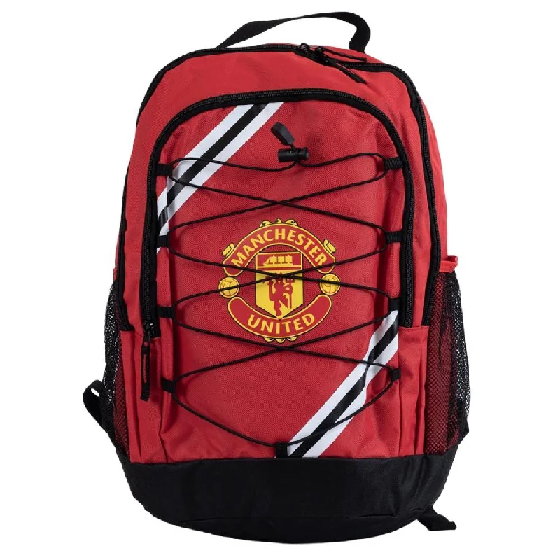 Manchester United Official Stripe Backpack