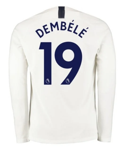 Mousa Dembele Tottenham Hotspur Long Sleeve 19/20 Home Jersey