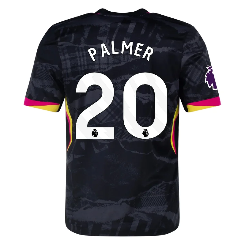 Nike Chelsea Cole Palmer Third Jersey w/ EPL Patch 24/25 (Anthracite/Pink Prime)