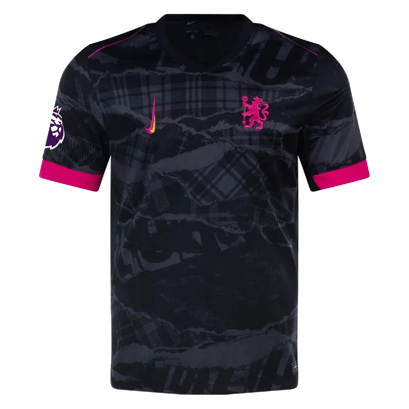 Nike Chelsea Third Jersey w/ EPL Patch 24/25 (Anthracite/Pink Prime)