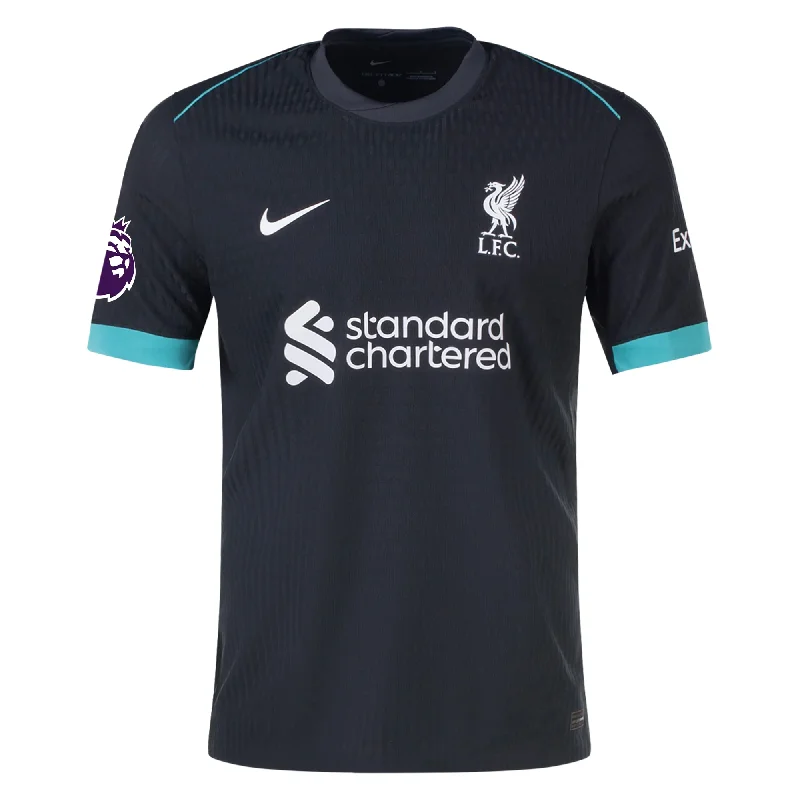 Nike Liverpool Authentic Away Jersey w/ EPL Patch 24/25 (Night Forest/Washed Teal)