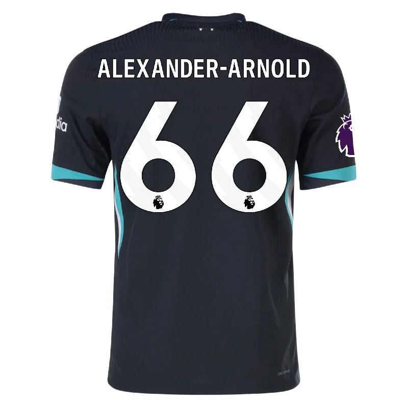 Nike Liverpool Authentic Trent Alexander-Arnold Away Jersey w/ EPL Patch 24/25 (Night Forest/Washed Teal)