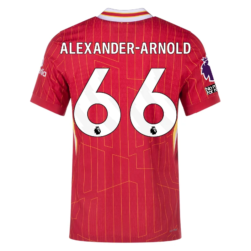 Nike Liverpool Match Authentic Trent Alexander-Arnold Home Jersey w/ EPL + No Room For Racism Patches 24/25 (Gym Red/Chrome Yellow) (Copy)