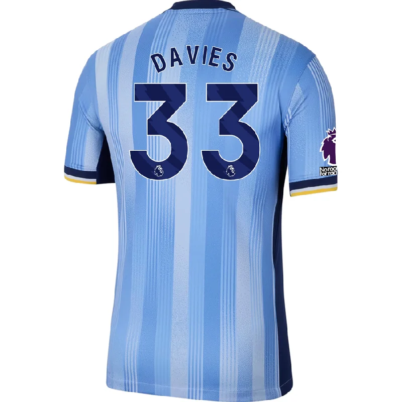 Nike Tottenham Ben Davies Away Jersey w/ EPL + No Room For Racism Patches 24/25 (Cobalt Bliss/Binary Blue)