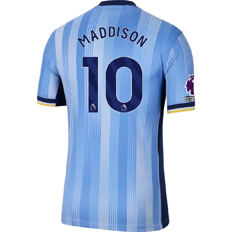 Nike Tottenham James Maddison Away Jersey w/ EPL + No Room For Racism Patches 24/25 (Cobalt Bliss/Binary Blue)