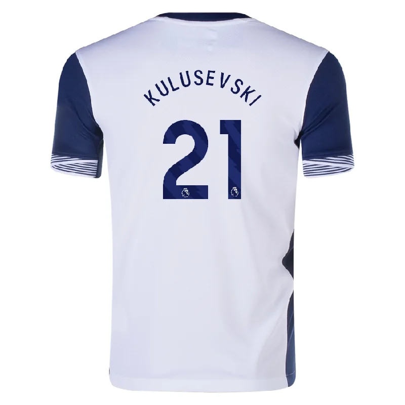 Nike Youth Tottenham Dejan Kulusevski Home Jersey 24/25 (White/Navy)