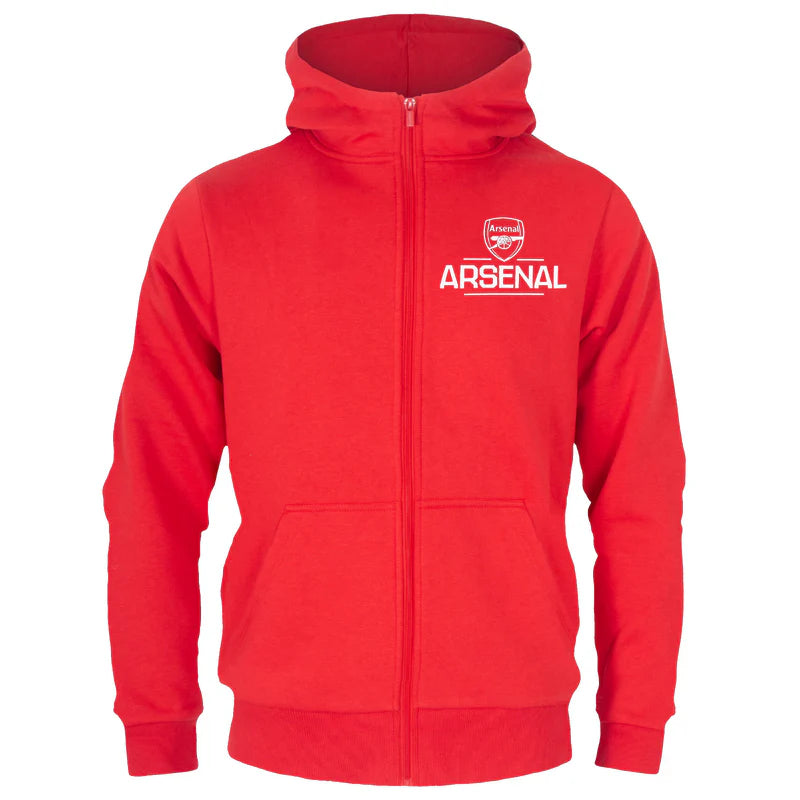 Official Arsenal FC Boys Zip Hoodie