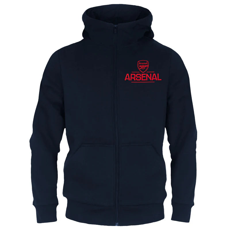 Official Arsenal FC Boys Zip Hoodie