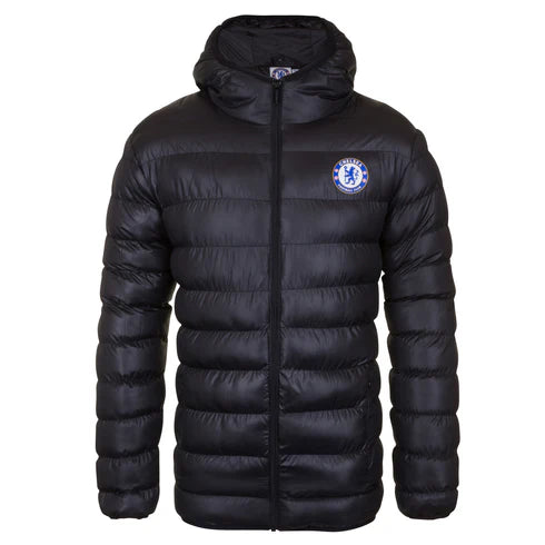 Official Chelsea FC Mens Quilted Jacket