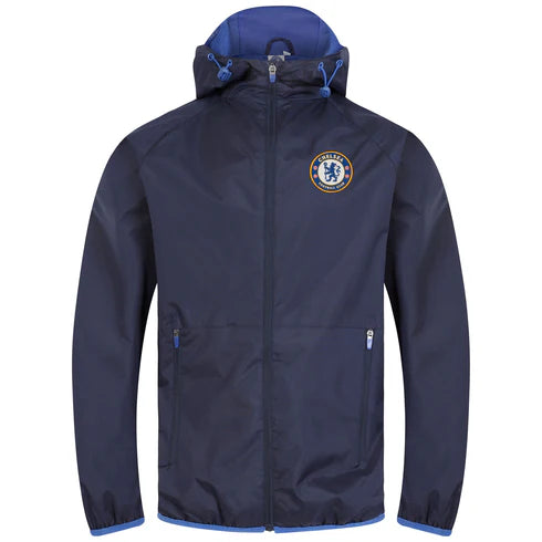 Official Chelsea FC Mens Shower Jacket