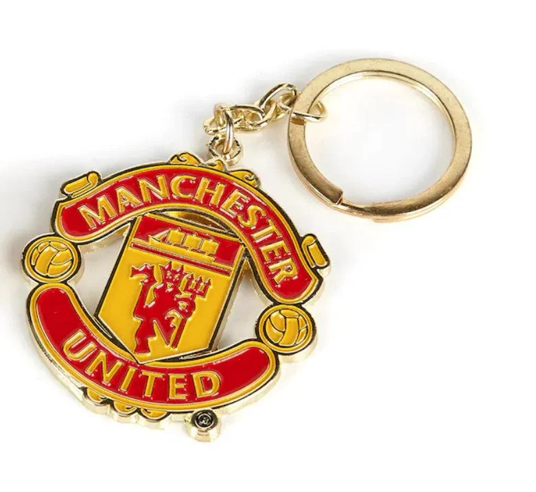 Official Man Utd Crest Metal Keyring