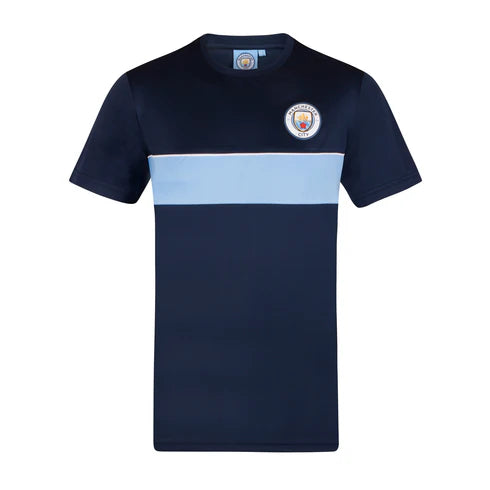 Official Manchester City FC Mens Poly T-Shirt