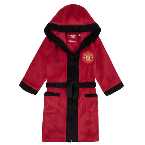 Official Manchester United FC Boys Dressing Gown