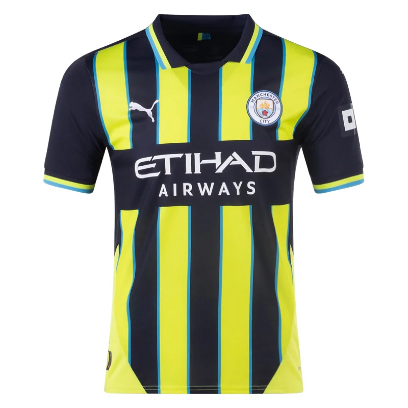 Puma Manchester City Away Jersey 24/25 (New Navy/Yellow Glow)