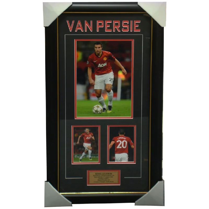 Robin Van Persie Manchester United Collage Framed - 1525