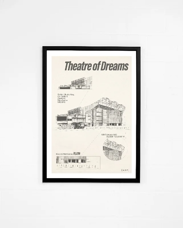 Theatre of Dreams Blueprint - Print