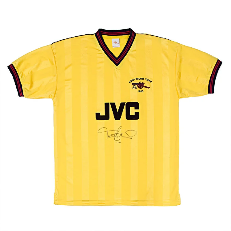 Tony Adams Authentically Signed Arsenal 1985 Centenary Away Jersey