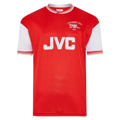 TONY ADAMS AUTHENTICALLY SIGNED ARSENAL 1985 CENTENARY RETRO FOOTBALL SHIRT