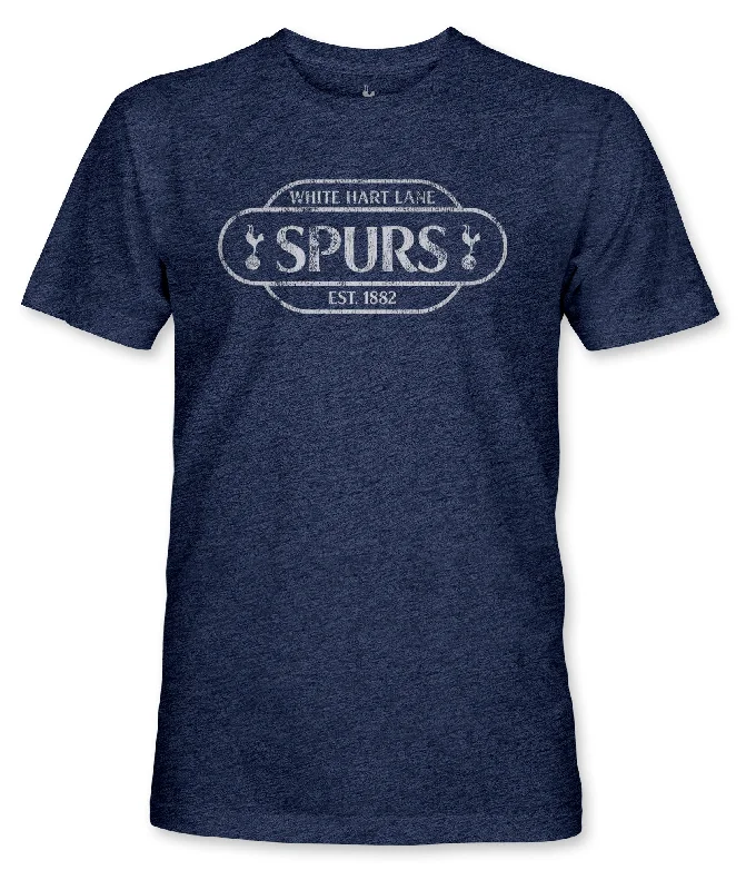 Tottenham Hotspur Club Landmark Vintage Triblend T-Shirt - Navy