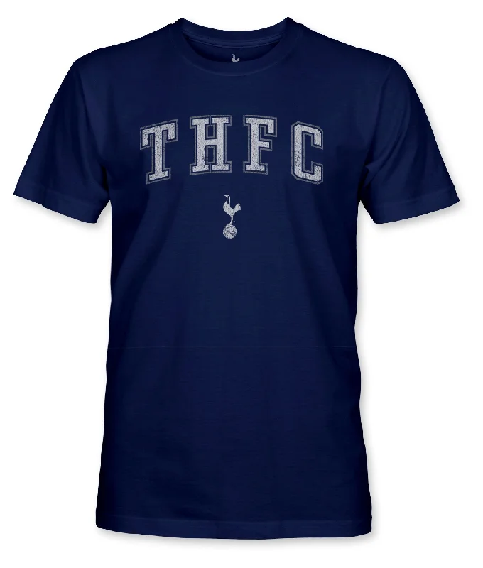 Tottenham Hotspur Athletic Wordmark Cotton T-shirt - Navy