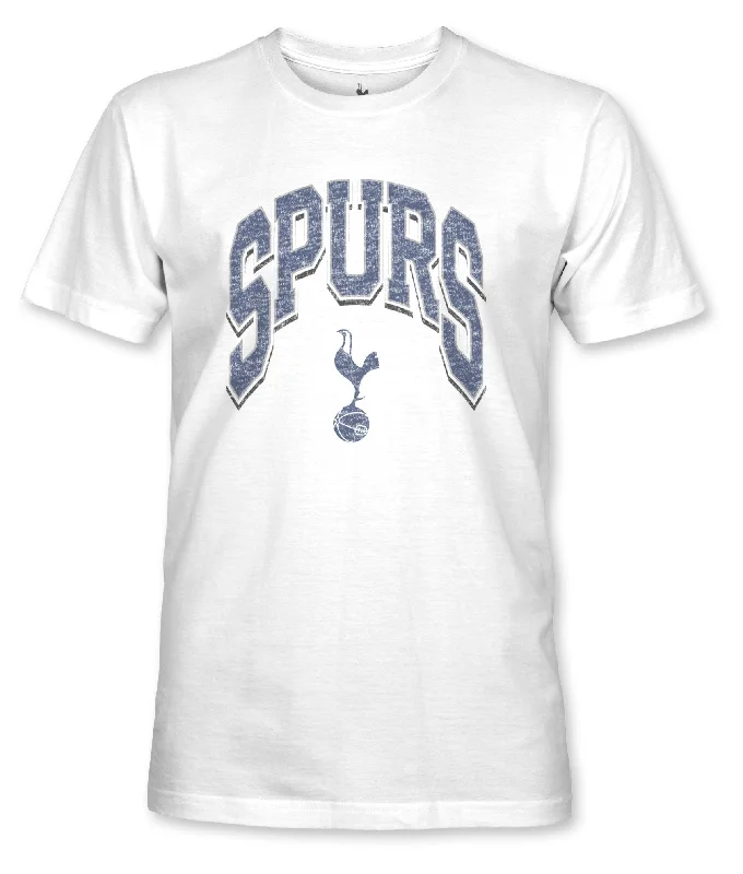 Tottenham Hotspur Retro Wordmark Cotton T-shirt - White