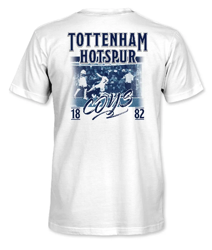 Tottenham Hotspur Duo Tone Player Cotton T-Shirt - White