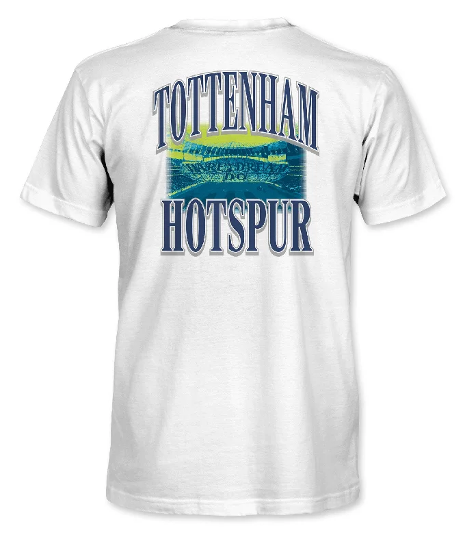 Tottenham Hotspur Duo Tone Stadium Cotton T-Shirt - White