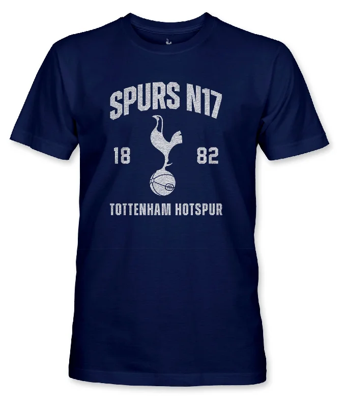 Tottenham Hotspur Established Date Cotton T-Shirt - Navy