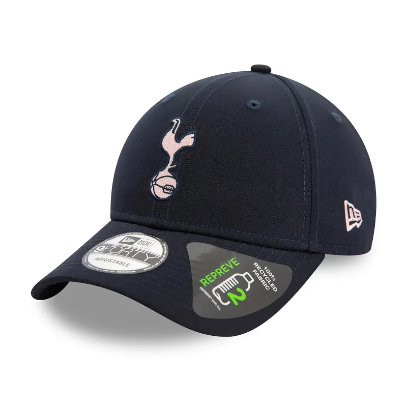 Tottenham Hotspur F.C. Adult Navy 9Forty Cap Cloth Strap Adjustable Football (Soccer) By New Era