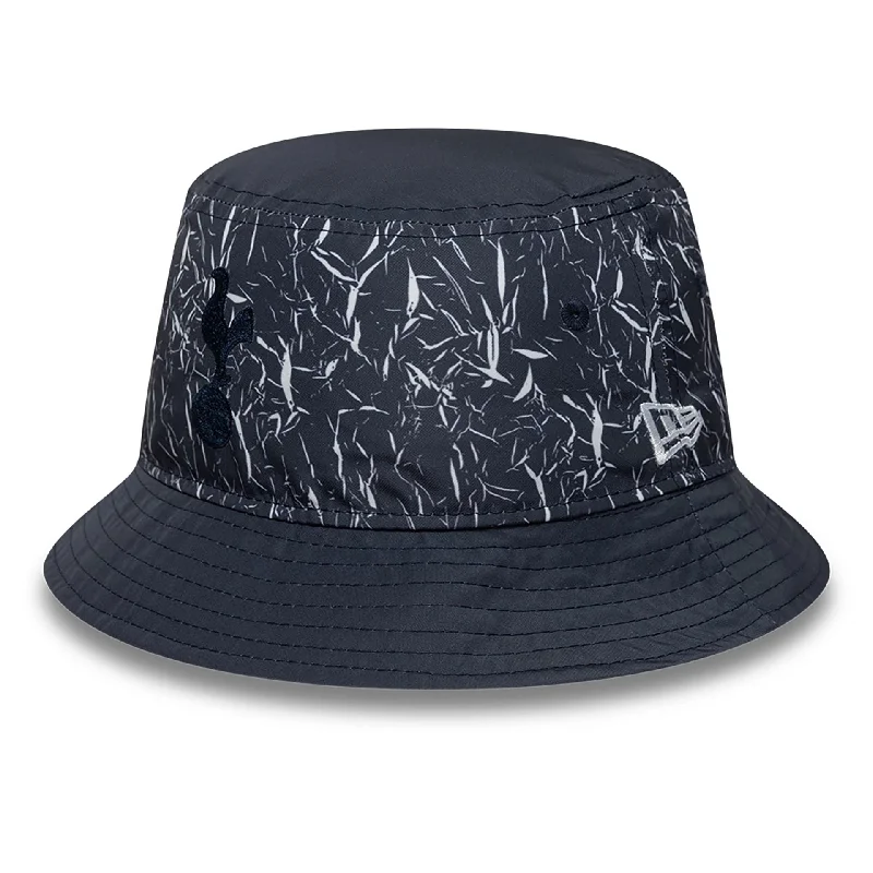 Tottenham Hotspur FC Crinkle Tapered Navy Bucket Hat