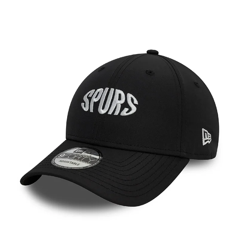 Tottenham Hotspur FC Wordmark Featherweight Poly Black 9FORTY Adjustable Cap