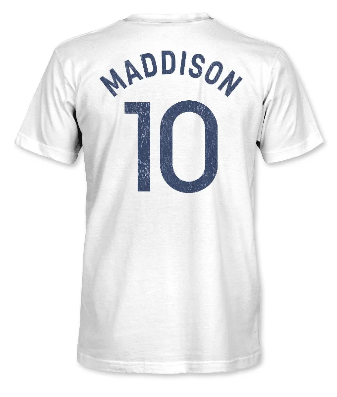 Tottenham Hotspur James Maddison Cotton T-Shirt - White