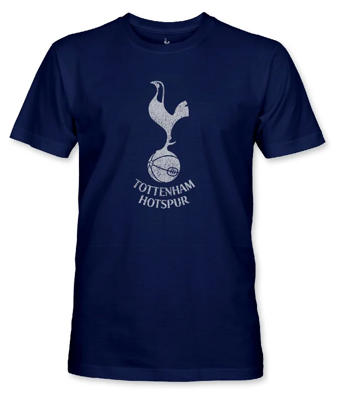 Tottenham Hotspur Mono Badge Cotton T-shirt - Navy