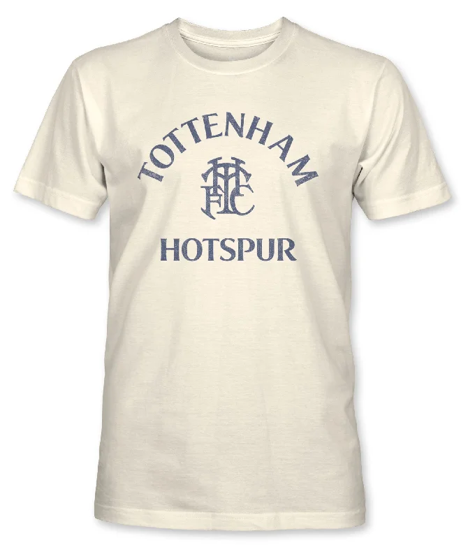 Tottenham Hotspur Team Arch Cotton T-shirt - Natural