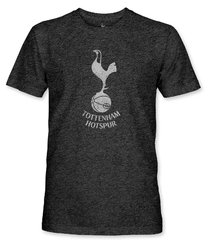 Tottenham Hotspur Mono Badge Vintage Triblend T-shirt - Black