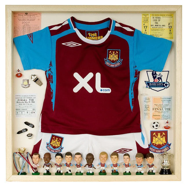 West Ham Football Display Case